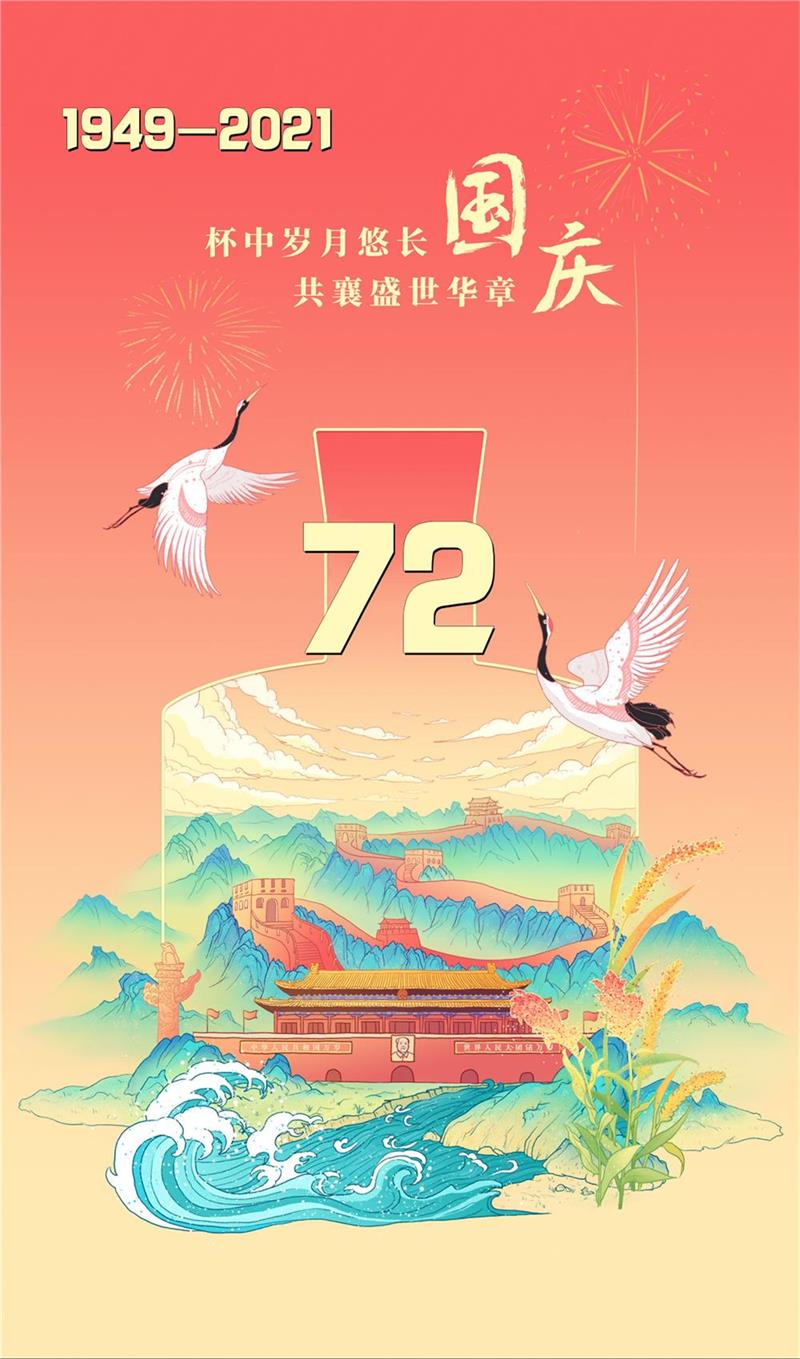 山河壮丽，岁月峥嵘，祝福我们的国家繁荣富强！